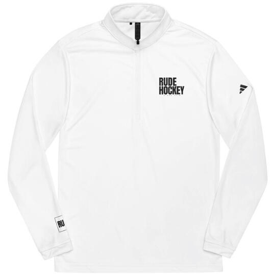 Quarter Zip White